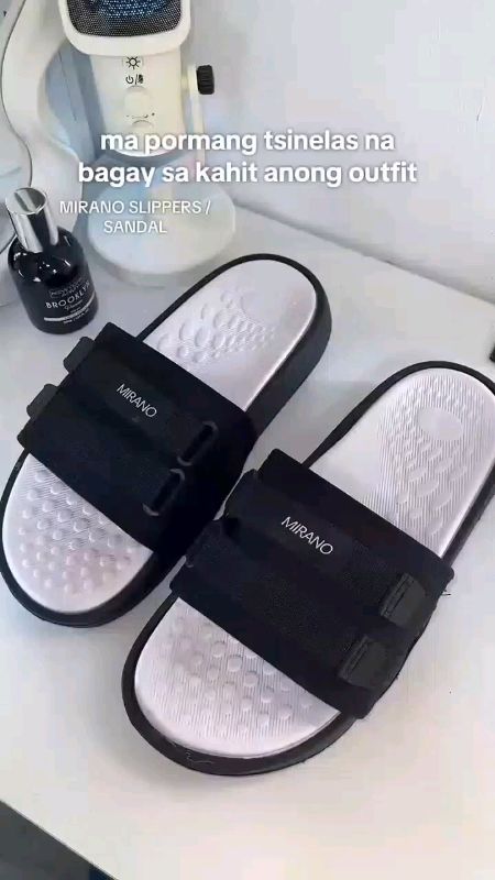 Mirano 2509-2 Men's Breathable Rubber Slippers - Non-Slip Flat Open-Toe Sandals for Summer #FreeCoinsInShopeeVideo #MasMuraSaShopee
