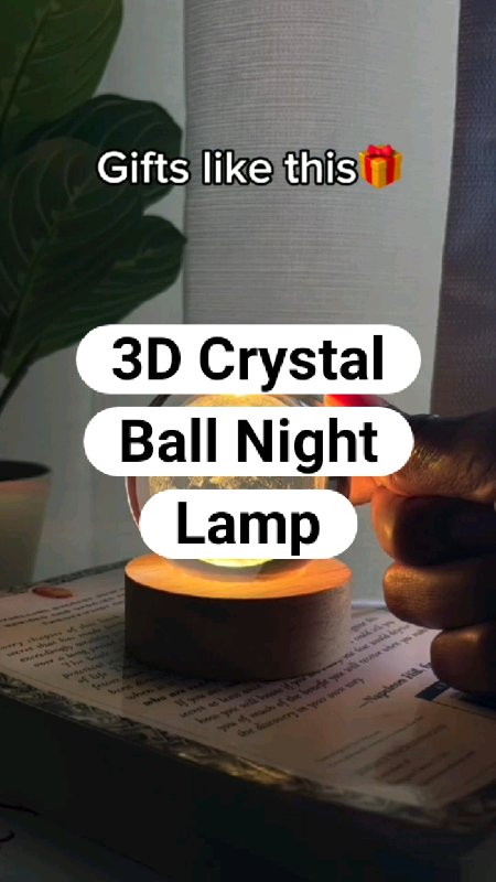 🛒3D crystal ball night lamp💖 perfect gift 😍 #planet #crystalball #nightlamp #lamp #light #Home #shopee #foryou #fyp #trend #FreeCoinsInShopeeVideo