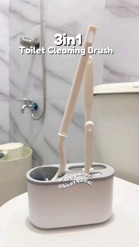 Aesthetic and Hygienic 3 in 1 Toilet Brush. San ka pa? 💖 #FreeCoinsInShopeeVideo #HomeEssensials #ToiletBrush #comfortroom #MasMuraSaShopee