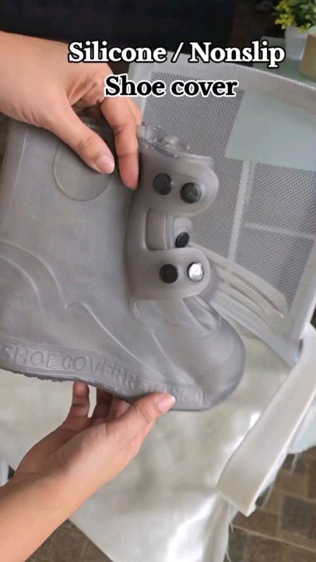 Silicone Shoe Cover Waterproof Rain Boots Anti-Slip #boots #rainboots #shoecover #waterproofshoecover #siliconeshoecover #antislipshoecover