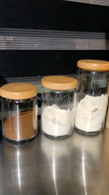 Coffee Jar na estektik #bambooglassjar #glassjar #coffeejar #sugarjar #jar #trending