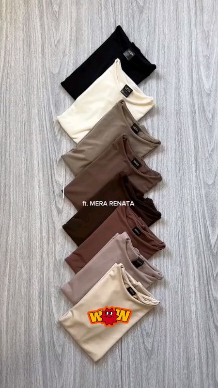round neck slim tee | tops for women #topsforwomen #womenstop #roundneck #roundnecktop #FreeCoinsInShopeeVideo