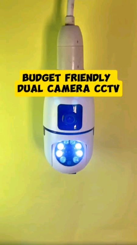 Pang Masa talaga ang presyo netong Bulb camera dual lens CCTV🛒. #duallenscctv #cctv #homecctv #wirelesscctv