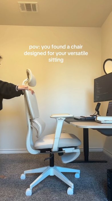 OFFICE CHAIR ERGONOMIC CHAIR QUALITY 🤍✨ #officechair #ergonomicchair #chair