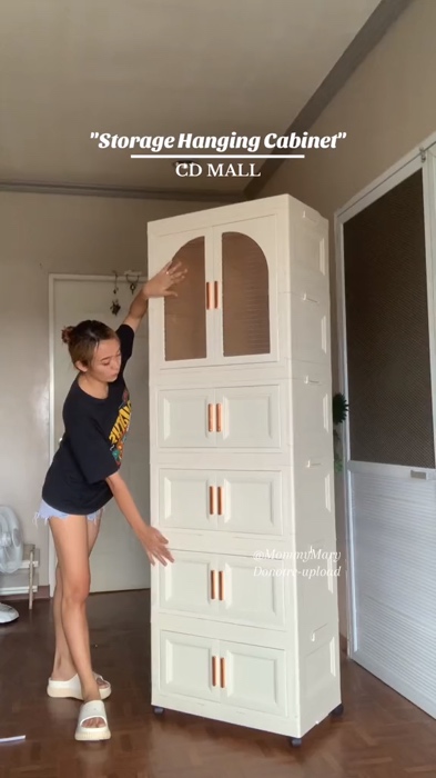 Aesthetic cabinet😍😍 #FreeCoinsInShopeeVideo #MasMuraSaShopee #trendingvideo #storage #aestheticcabinet #homedecor