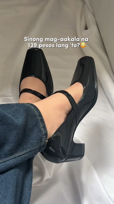 Classy Black Shoes #blackshoes #blackshoeswithheels #fashion #MasMuraSaShopee
