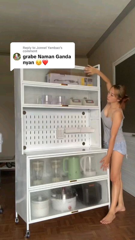 #FreeCoinsInShopeeVideo #MasMuraSaShopee #kitchenstorage #cabinet #kitchenorganizer #cabinetsideboard #organizer