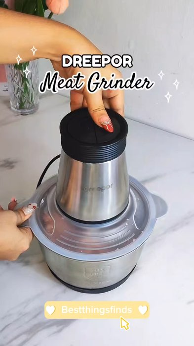Dreepor Meat Grinder 2L 3L 5L Capacity electric food processor❤️ #MasMuraSaShopee #perfect #MasMuraSaShopeeVideo #freecoinssashopee #masmura #checkout