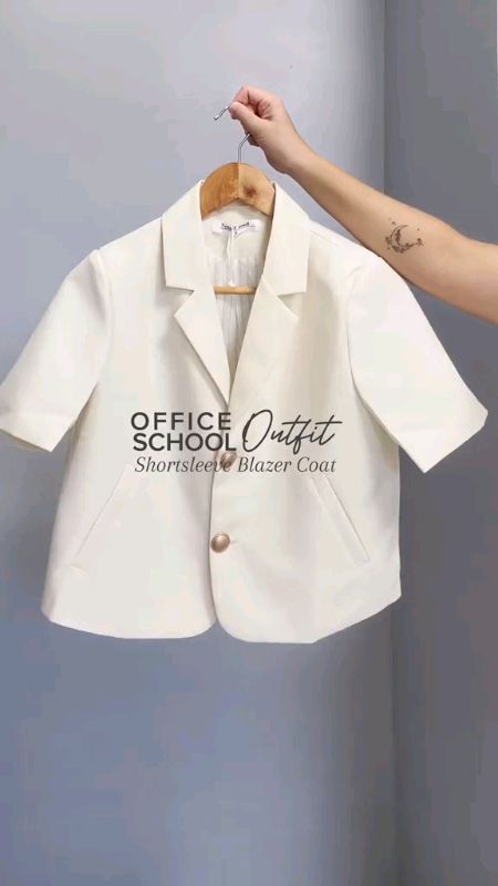 #ShortBlazer #OfficeOutfit #schooloutfit #MasMuraSaShopee #FreeCoinsInShopeeVideo