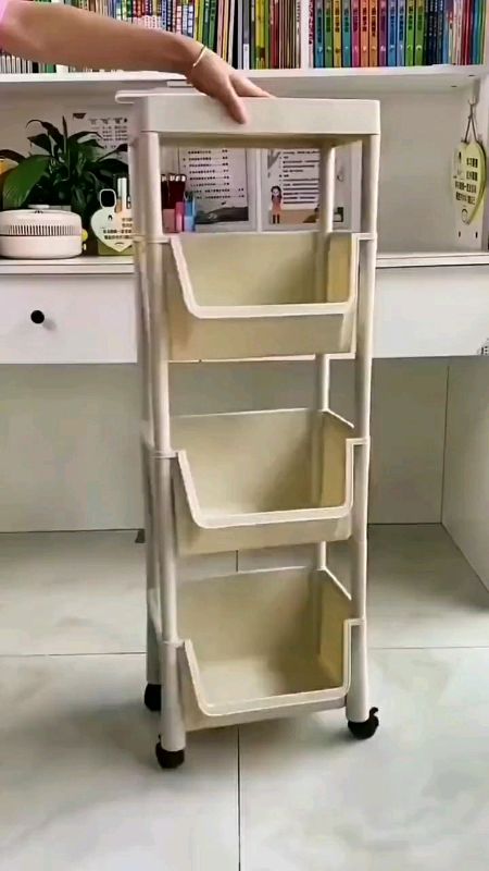 Trolley cart organizer. #MasMuraSaShopee #ShopeePHPaydaySale #FreeCoinsInShopeeVideo #organizer #trolleycart #bookshelf #storage #kitchenrack #rack