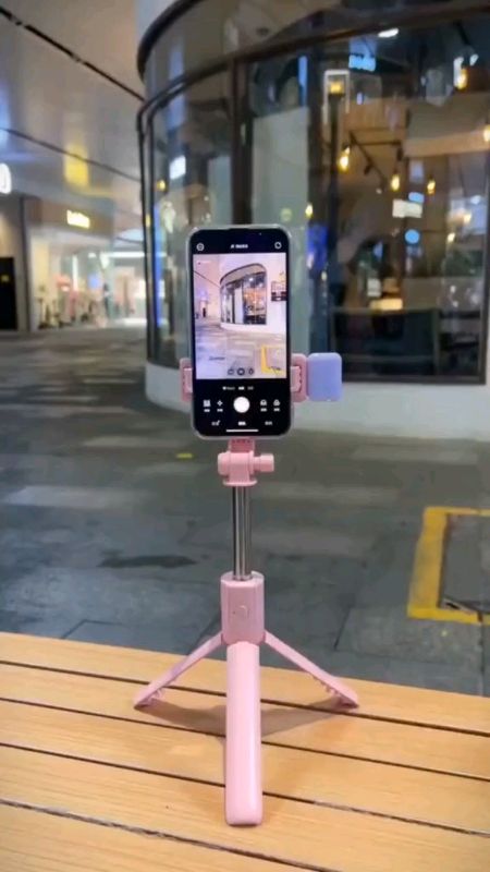 4in1 Tripod Phone Stand Holder Selfie stick with light
