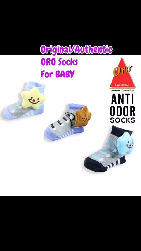 ORO Socks For BABY #MasMuraSaShopee #shopee #shoppe #shopeeVideo #freecoins #Fashion #oro #OroSocks #babysocks #socks #medyas #3pairs #antiodor #fyp