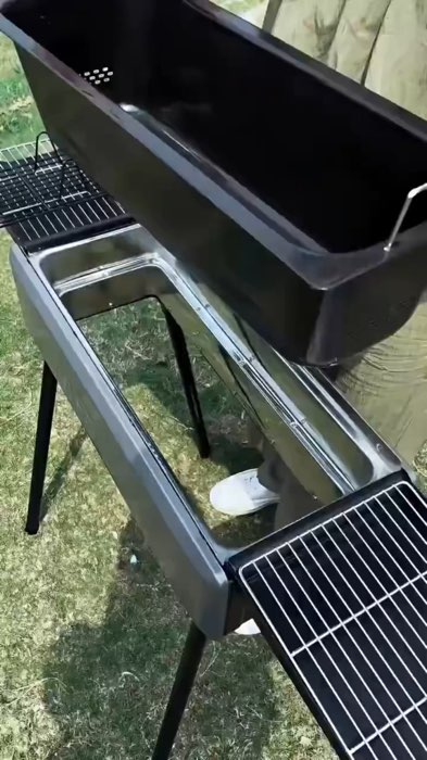 #stitch with ryshllsi21 Portable and Foldable Grill perfect for outdoor eat outs and camping.