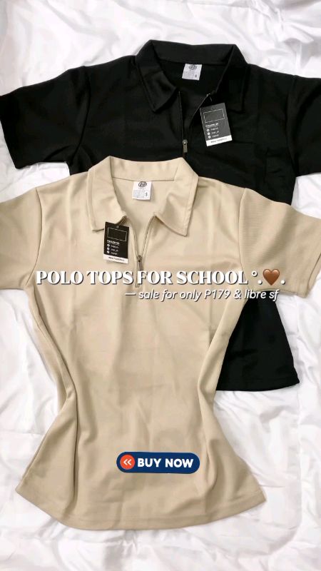 ZIPPERED COLLARED POLO💯😍😲#OOTD #trend #MasMuraSaShopee #bestoutfit #pretty #fyp #trend #viral