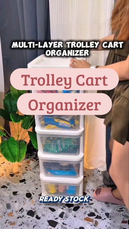 #FreeCoinsInShopeeVideo #MasMuraSaShopee #trolley #drawer #cabinet #organizer