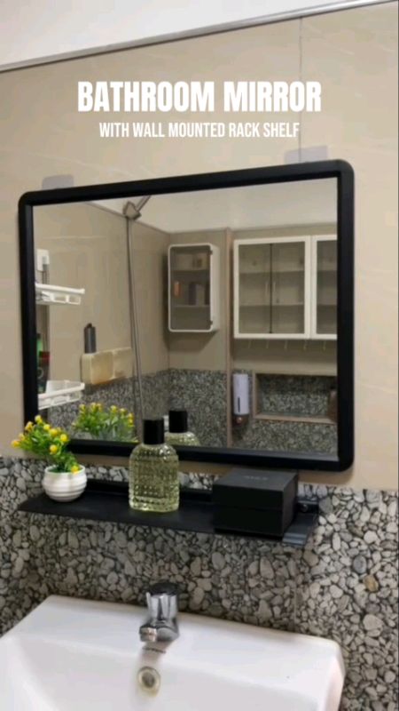 Bathroom mirror: Perfect for selfies, pep talks, & judging you 😆🪞 #MasMuraSaShopee#ShopeePHCommsXTRA#shopeeph #shopeefinds #shopeehaul