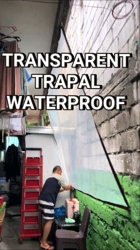 Perfect to sa kusina, terrace hindi na kayo mababasa🥰✨ #trapal #waterproof #tarapal #transparent #MasMuraSaShopee#FreeCoinsInShopeeVideo#fyp #viral