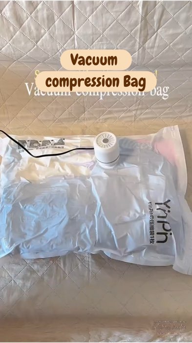Travel vacuum sealer bag and pump set #vaccumsealer #vacuumbagwithpump #travelvacuumsealer #vacuumstoragebag #vhylleshop #freecoininshopeevideo #fyp #