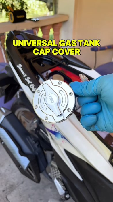 UNIVERSAL GAS TANK CAP COVER / FUEL TANK CAP COVER PLUG & PLAY HINDI KINAKALAWANG #universal #gastankcover #fuelcapcover #cnc #aluminum #motorcycle