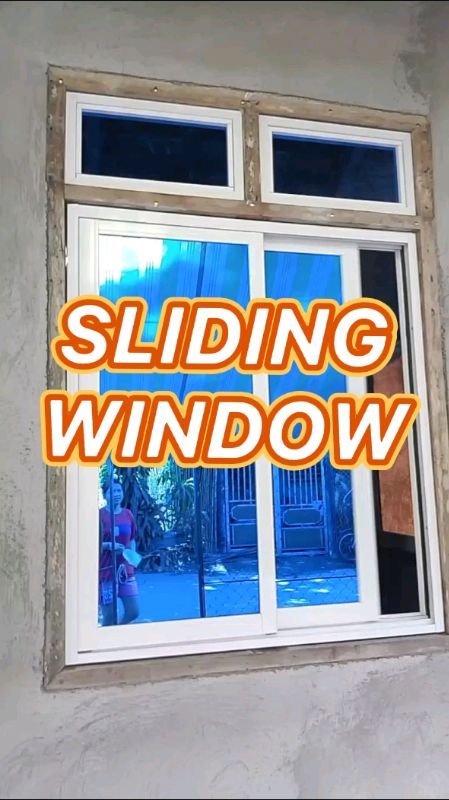 Budget meal sliding window. 798 series aluminum. #ironworks #gate #aluminum #construction #welding #glass #slidingwindows