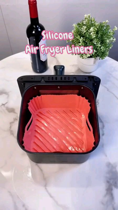 Reausable airfryer liners #freecoinsinshopeevideo #MasMuraSaShopee #fyp #airfryer #liners #silicone