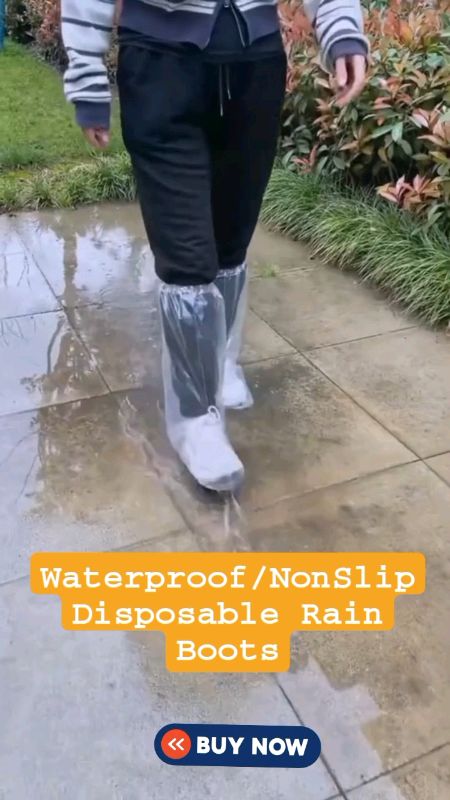 Waterproof NonSlip Disposable Rain Shoe Covers #MasMuraSaShopee #freeshipping #paydaysale #trending