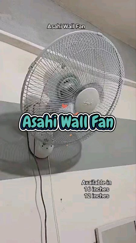 ASAHI WALL FAN #ShopeePH #FreeCoinsInShopeeVideo #MasMuraSaShopee