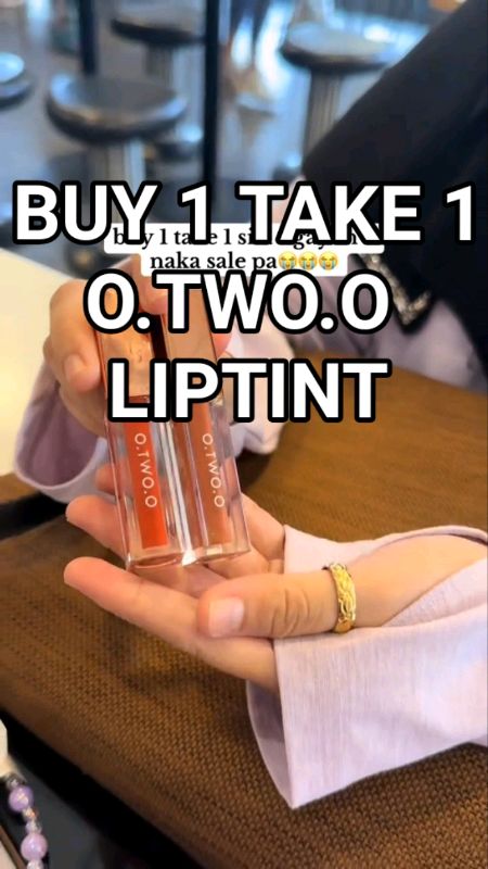 O.TWO.O Lip Tint #waterproof #longlasting #matteliptint #foryou #FreeCoinsInShopeeVideo