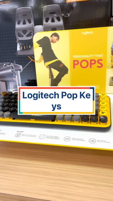 Logitech Pop Keys Keyboard.. #logitech #logitechkeyboard #keyboard #popkeys #wirelesskeyboard #computer #laptop #logitechpopkeys #fyp #foryou