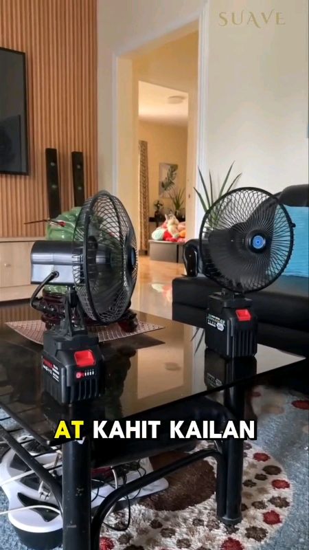 HEAVY DUTY Rechargeable Desk Fan with Battery #FreeCoinsInShopeeVideo #fan #electricfan #deskfan #rechargeablefan #beattheheat #Taginit #summerheat #f