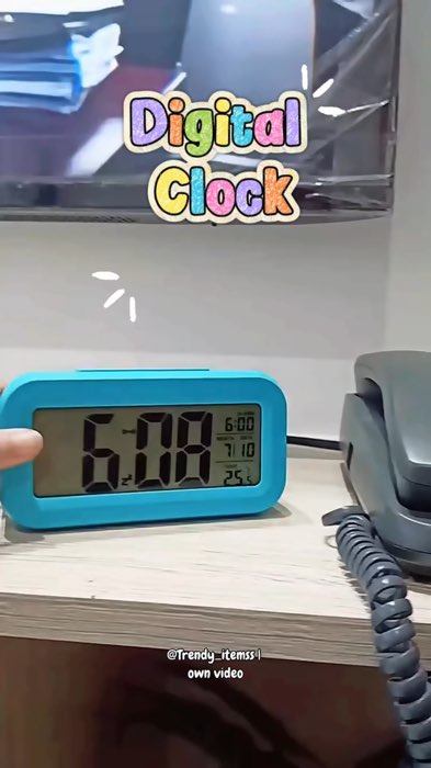 Desk Digital clock ✨🛒 #ownvideo #digitalclock #deskdigitalclock #deskclock  #tableclock #fyp #shopeeph #musthave #clock #orasan #alarmclock