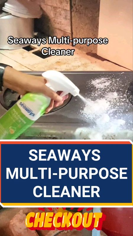 SEAWAYS MULTI-PURPOSE CLEANER #FreeCoinsInShopeeVideo #trending #seaways #multipurpose #cleaner #MasMuraSaShopee #fyp #foryou #sulit #spray #foam #set