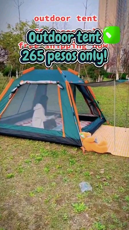 waterproof outdoor camping tent #mamsurasashopee #tent #camping #trending