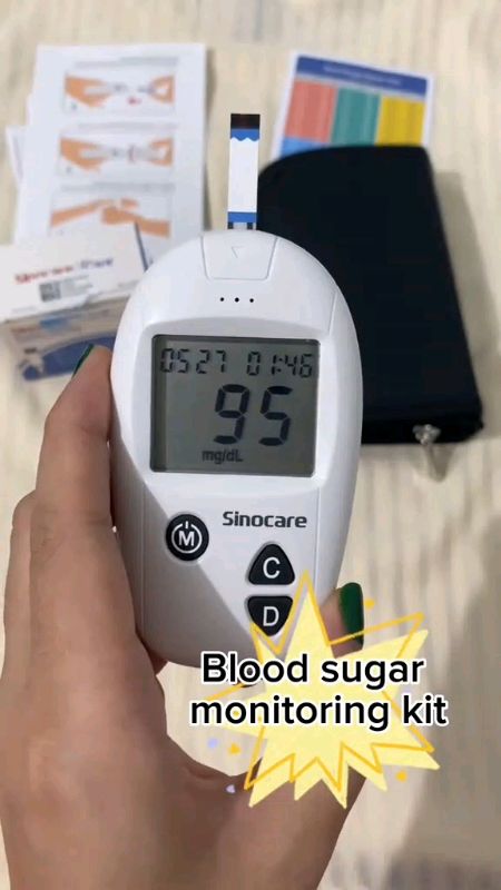 SINOCARE Blood Glucose Monitor/ Glucometer #sinocare #glucosemonitor #glucometer #diabetes #sugarmonitor #bloodglucosemonitor #FreeCoinsInShopeeVideo