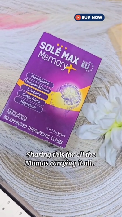 ￼Sole Max Memory Plus Premium Food Supplement by 30 capsules/Box #fyp #vitamins #MasMuraSaShopee #FreeCoinsInShopeeVideo #trending