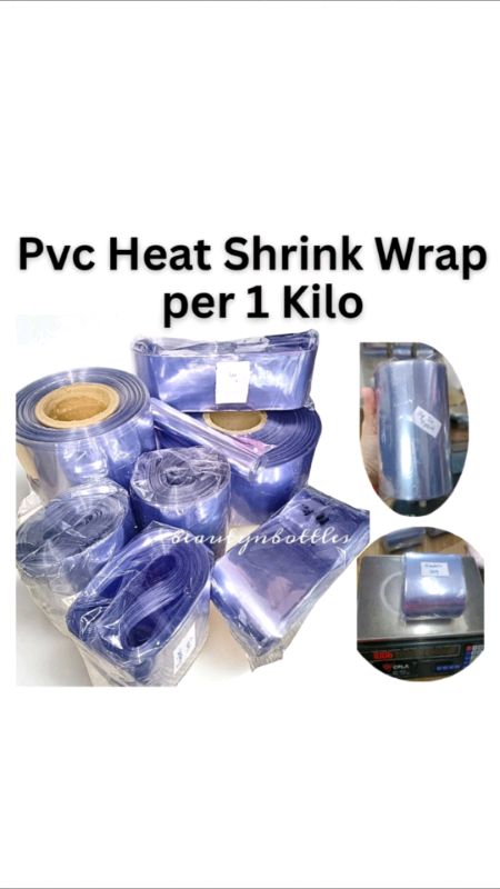 #PVC #heatshrink #shrinkwrap #1kilo #tubetype #40microns #MasMuraSaShopee #freeshipping #beautynbottles #cod