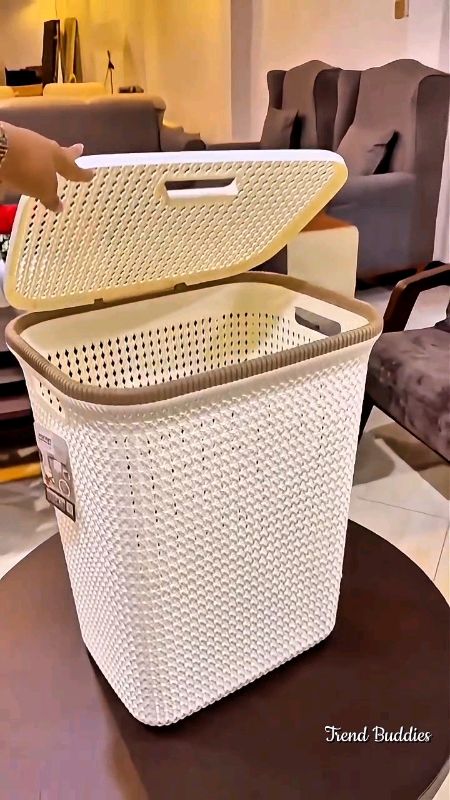 Rattan Basket and Laundry Basket 1200 with Box #MAYjorKitaVibes #ShopeeAffiliates #PostToWinChallenge #laundrybasket #rattanbasket #rattanlaundry