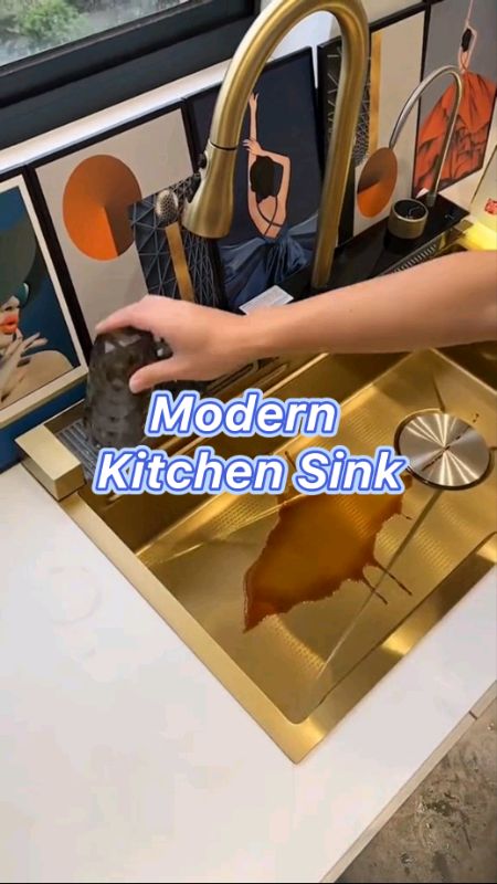 Modern Kitchen Sink💖 #modern #sink #kitchensink #modernsink #fyp #foryou #FreeCoinsInShopeeVideo #ShopeePHPaydaySale