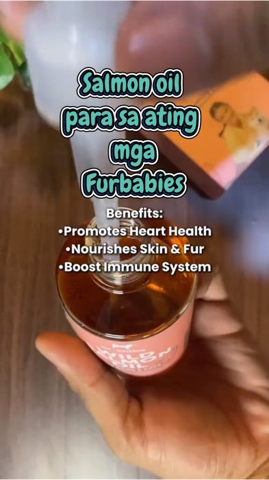 Salmon oil for dogs and cats #FreeCoinsInShopeeVideo #furbaby #furparents #dog #cat #salmonoil #fur #pet #pets #furbabies #furmom