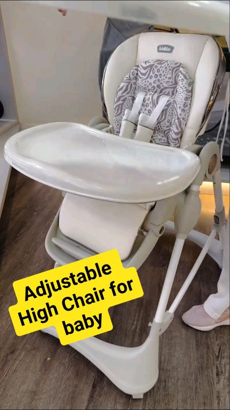 Adjustable Baby High Chair with removable dining table link sa orange basket ☝️ #baby #highchair #adjustable  #shopee