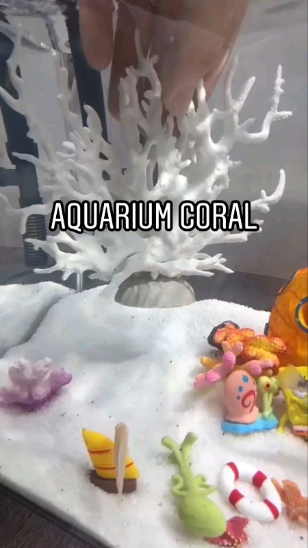 Check out Big Aquarium Coral Artificial Dector Fish Tank Non-toxic Landscape Underwater Decor at 82% off! ₱43 only. #aquariumcoral