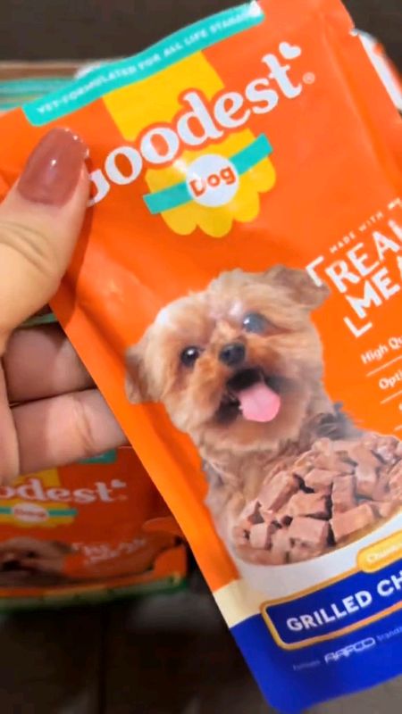 goodest wet food pouch for dogs available in different flavors! 🐶 #FreeCoinsInShopeeVideo #masmurasashopee #viral #trending #budolfinds #shopeefinds