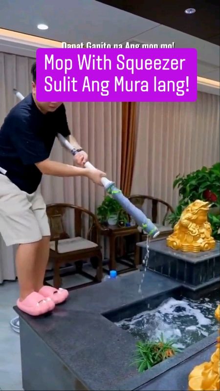Sulit Ang mura lang! #mop #mopwithsqueezer #trendingmop #mopwithspinner #homeandliving #homesupplies #mopforcleaning #cleaningtools #fyp