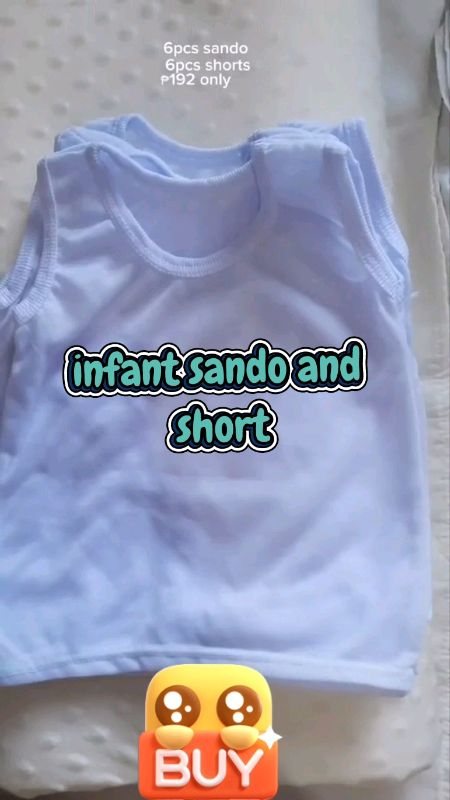 infant sando and short #FreeCoinsInShopeeVideo #MasMuraSaShopee  #fyp #foryoupage #fypviral #fyptrending