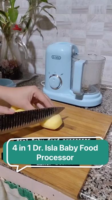 ￼Dr.isla Baby Food Processor Maker Blender Processor Meat Grinder Smasher Steamer #FreeCoinsInShopeeVideo #trending #fyp #baby