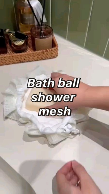 Bath ball shower mesh #ShopeePHPaydaySale #MasMuraSaShopee #FreeCoinsInShopeeVideo