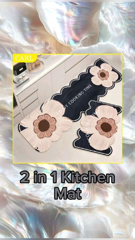 2 in 1 Kitchen Mat 🌼 #Kitchen #2in1 #mat #sulit #family #Home #essential