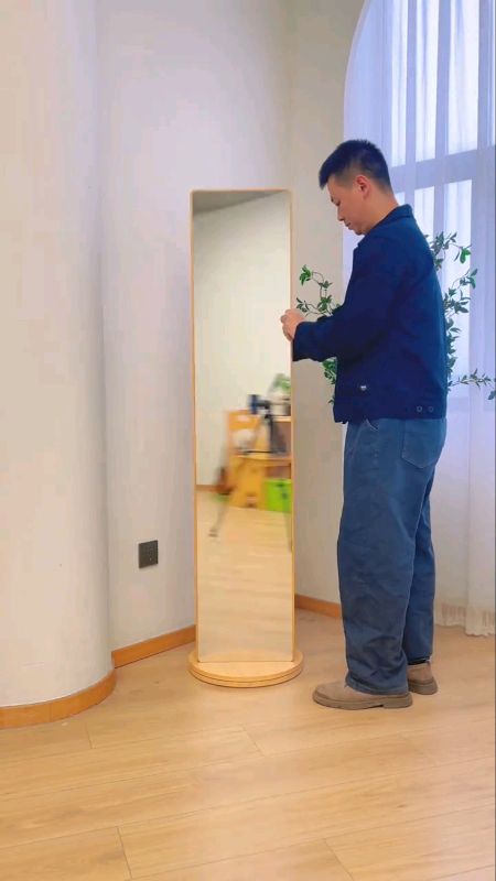 Rotating full body mirror#mirror #wholebodymirror