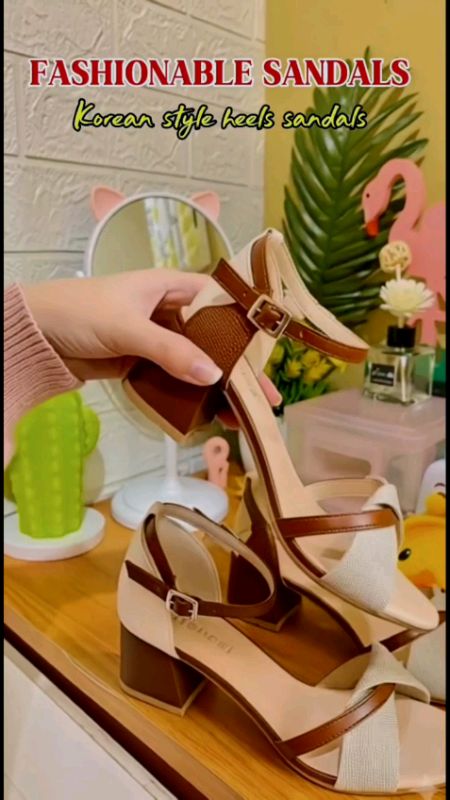 Women's high heel sandals #Fashion  #MasMuraSaShopee #heels #sandals