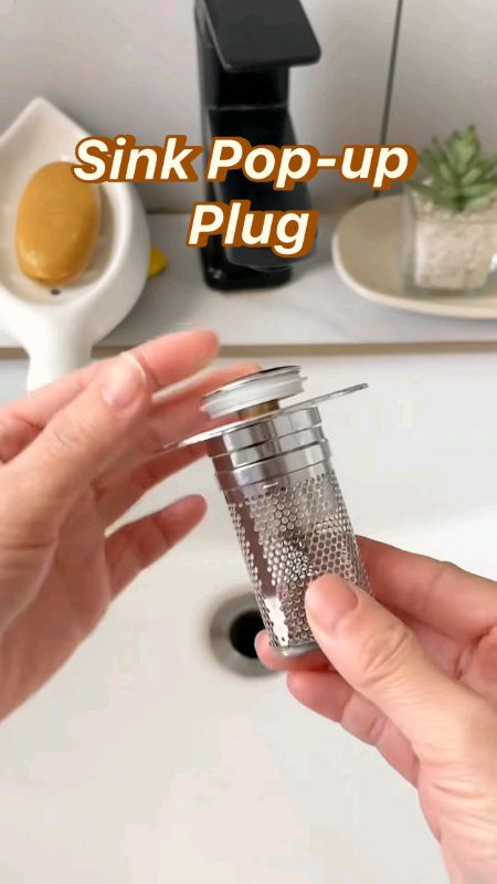 Bathroom Kitchen Sink Pop-up Plug Detachable Deodorizing And Insect ProofSink Filter Expandable Sink Drain Plug